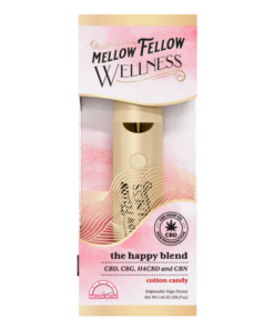 Mellow Fellow | Wellness Happy Blend THC Vape | 1ml - Cotton Candy