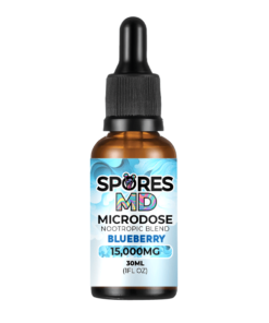 sporesMD | Trips 15,000mg Blueberry Mushroom Tincture | Nootropic Blend