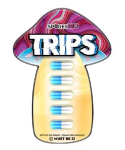 sporesMD | Trips Nootropic Mushroom Capsules | Nootropic Microdose Capsules