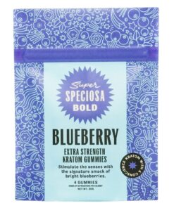 Super Speciosa | Extra Strength Kratom Gummies | Blueberry-(4ct)