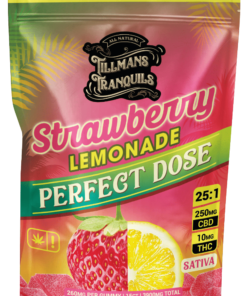 Tillmans Tranquils | 25:1 CBD:Delta-9 THC Gummy (15ct) - 260mg - Strawberry Lemonade