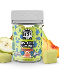 TRE House | 1:1 THC & CBD Gummies - Peach Pear | 20mg - 20ct