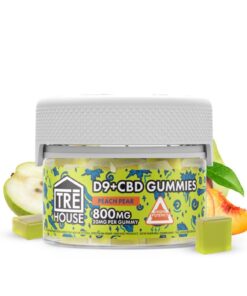 TRE House | 1:1 THC & CBD Gummies - Peach Pear | 20mg - 40ct