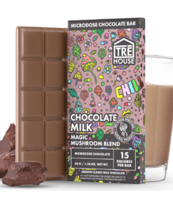 TRE House | Chocolate Milk Magic Mushroom Chocolate Bar | 15 squares per bar