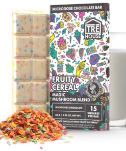 TRE House | Fruity Milk Magic Mushroom Chocolate | 15 squares per bar