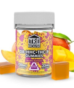 TRE House | THC Blend Gummies - Tropic Mango | 35mg D8, THC-P, & HHC - 20ct