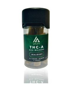 Uplift | Dog Walkers Pre Rolls - Jealousy | .5g THCA Flower 7ct - Hybrid