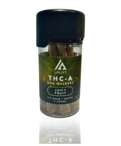 Uplift | Dog Walkers Pre Rolls - Juicy Fruit | .5g THCA Flower 7ct - Sativa