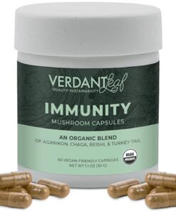 Verdant Leaf | Immunity Blend - Mushroom Capsules | 60 Count