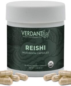 Verdant Leaf | Reishi Mushroom Capsules - 60ct | Mushroom Nootropics