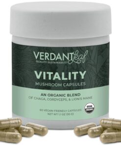 Verdant Leaf | Vitality Blend - Mushroom Capsules | 60 Count